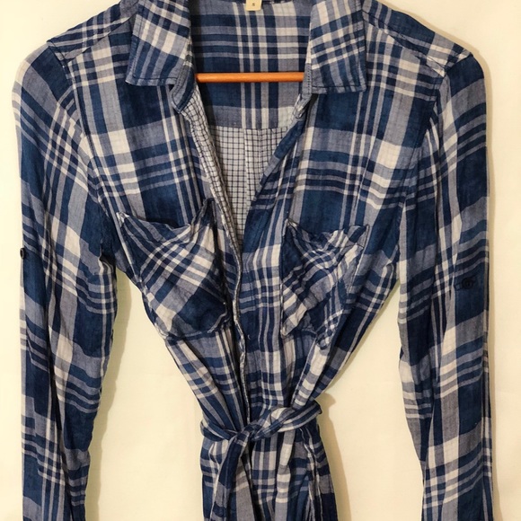 Cloth & Stone plaid shirtdress - Picture 3 of 7